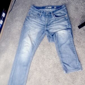 BKE Men's Straight Jeans - Light Blue